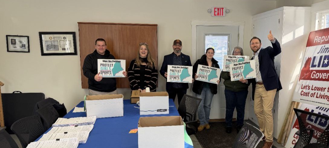 Community engagement at a local Maine event